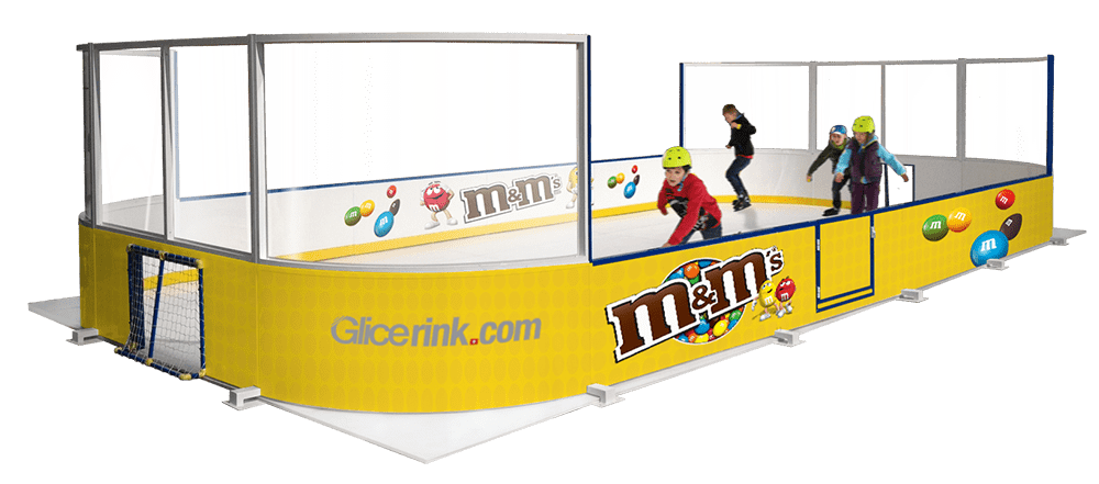 Mini arena ice skating rinks - Glicerink