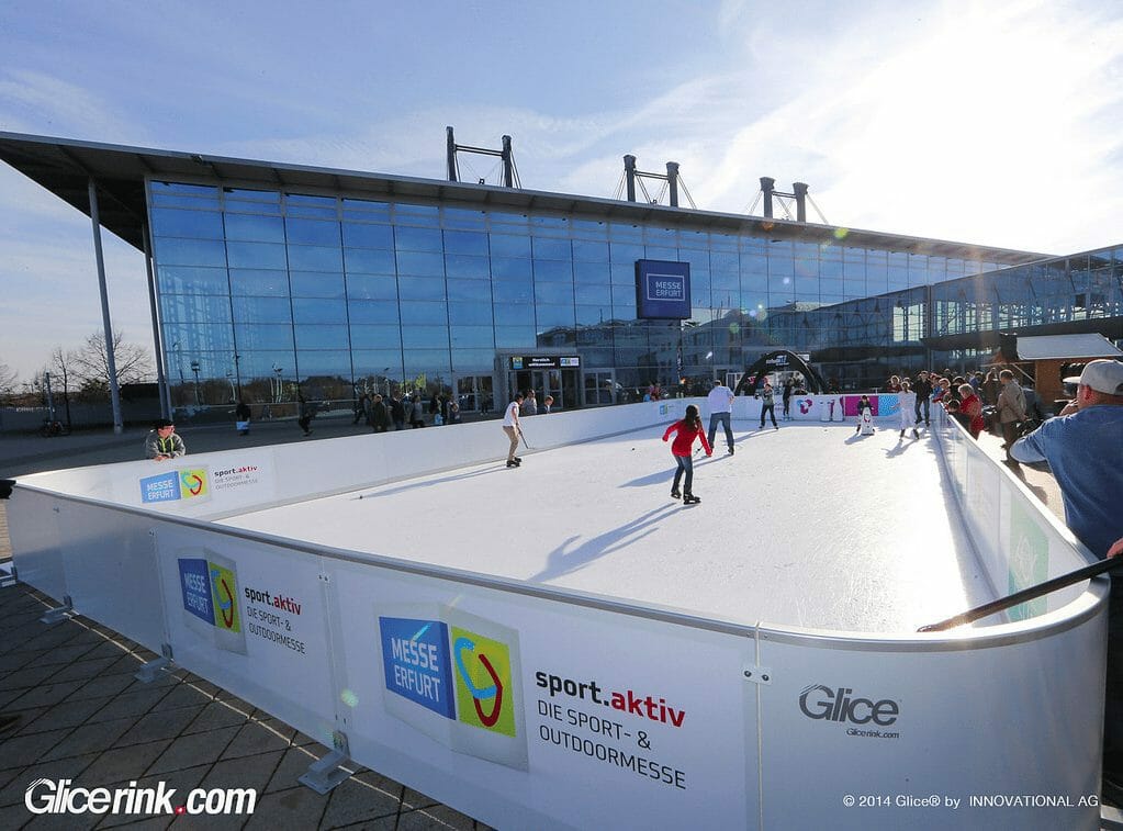 Glice outdoor synthetic ice rink