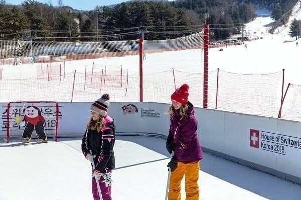 Com grande orgulho a presença de  uma pista de gelo sintética Glice® nas Olimpíadas de Inverno de 2018